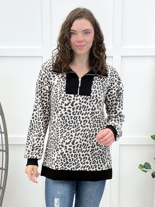 By The Wind Leopard-print Top