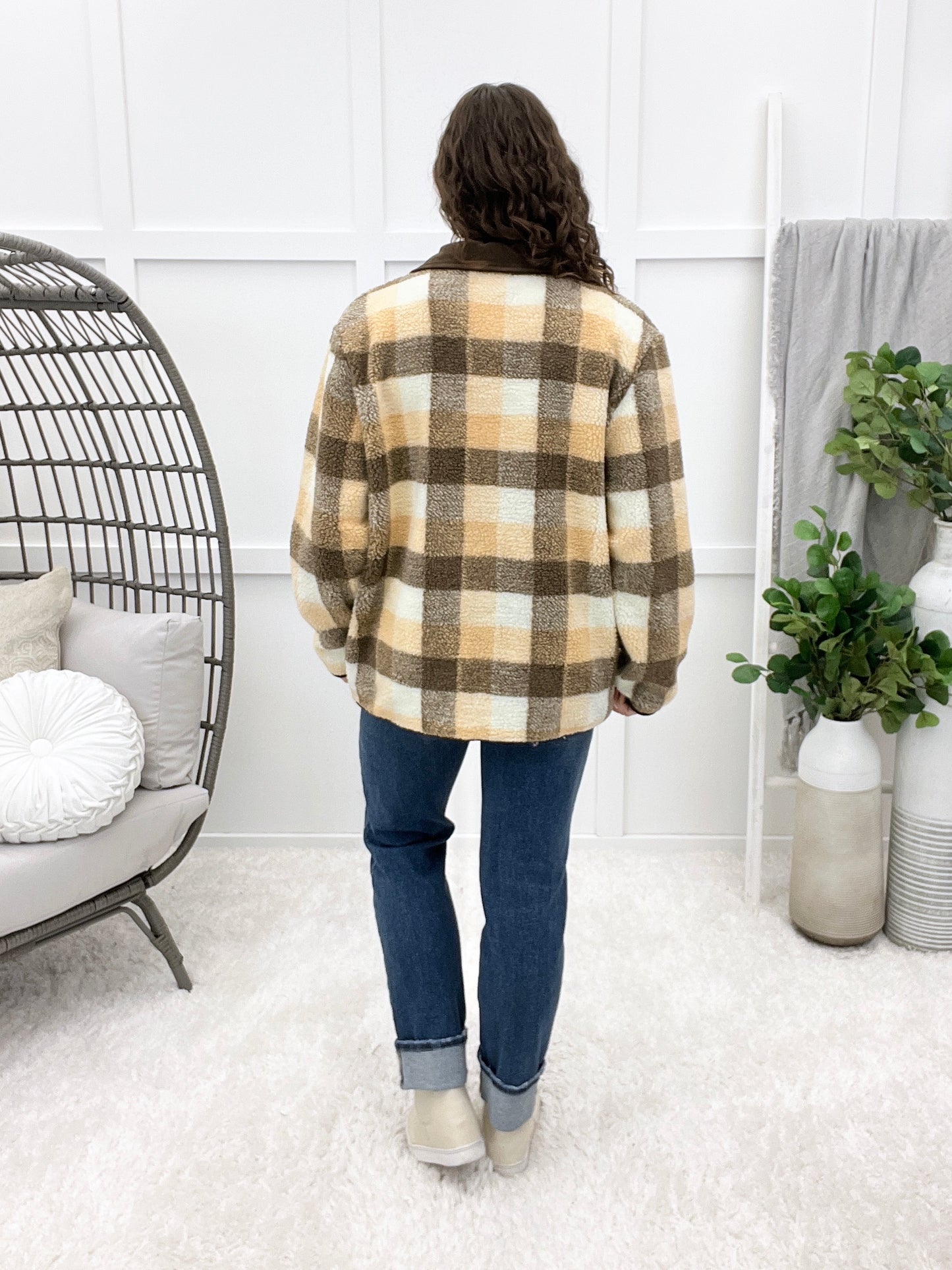 Cozy Peaks Button-front Jacket