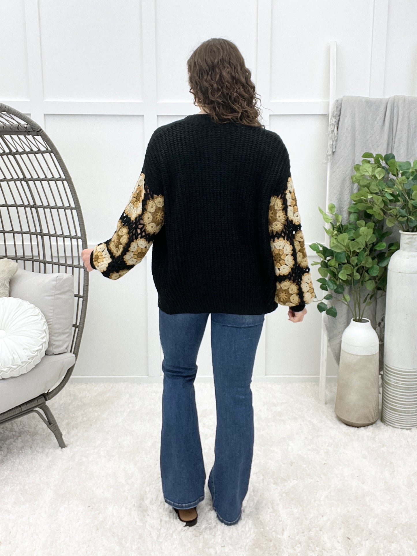 Soft Whispers Cardigan - Black