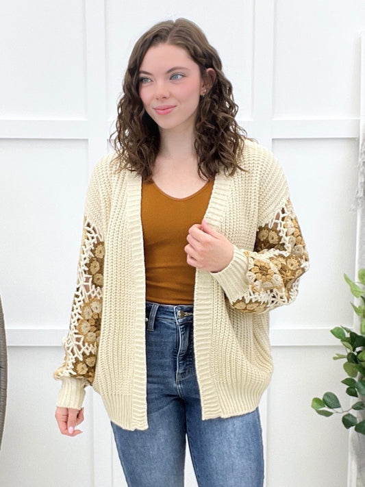 Soft Whispers Cardigan - Beige