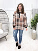 Cozy Charm Plaid Henley Top