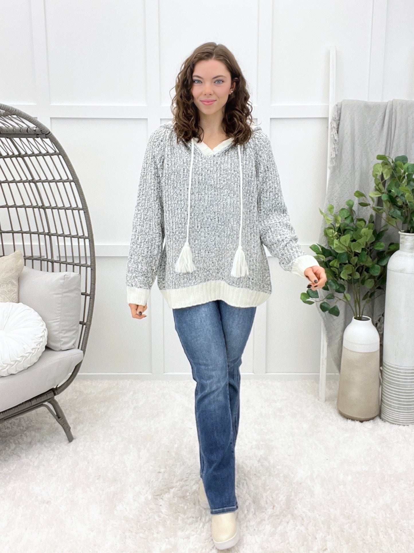 On My Side Hooded Sweater