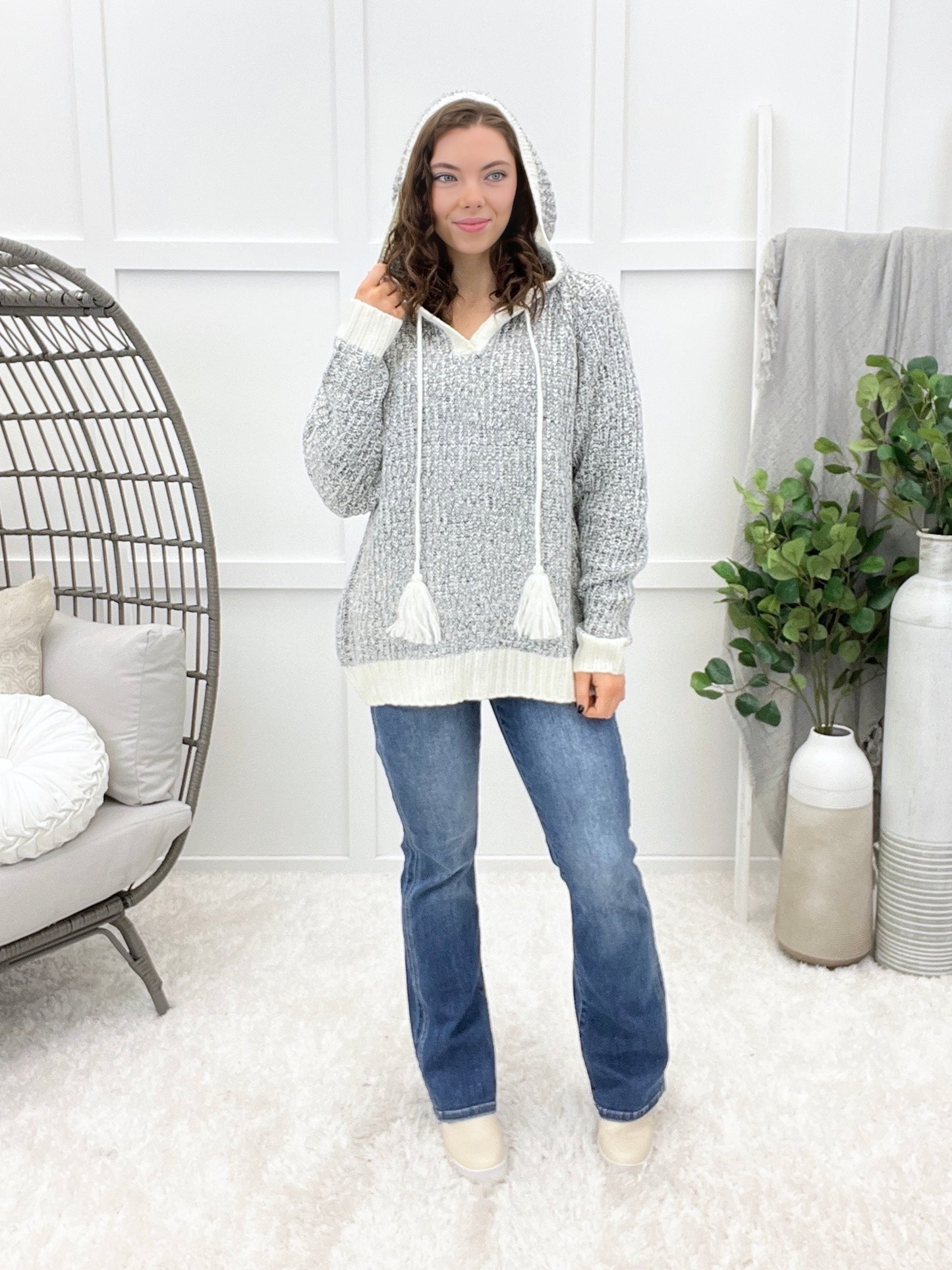 On My Side Hooded Sweater