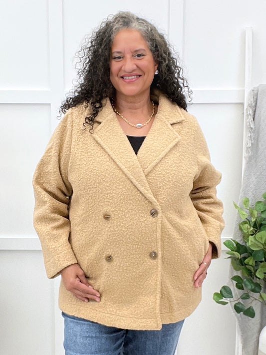 Bold Moves Coat - Latte