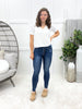 The Elizabeth From Saige High Rise Ankle Skinny Jeans