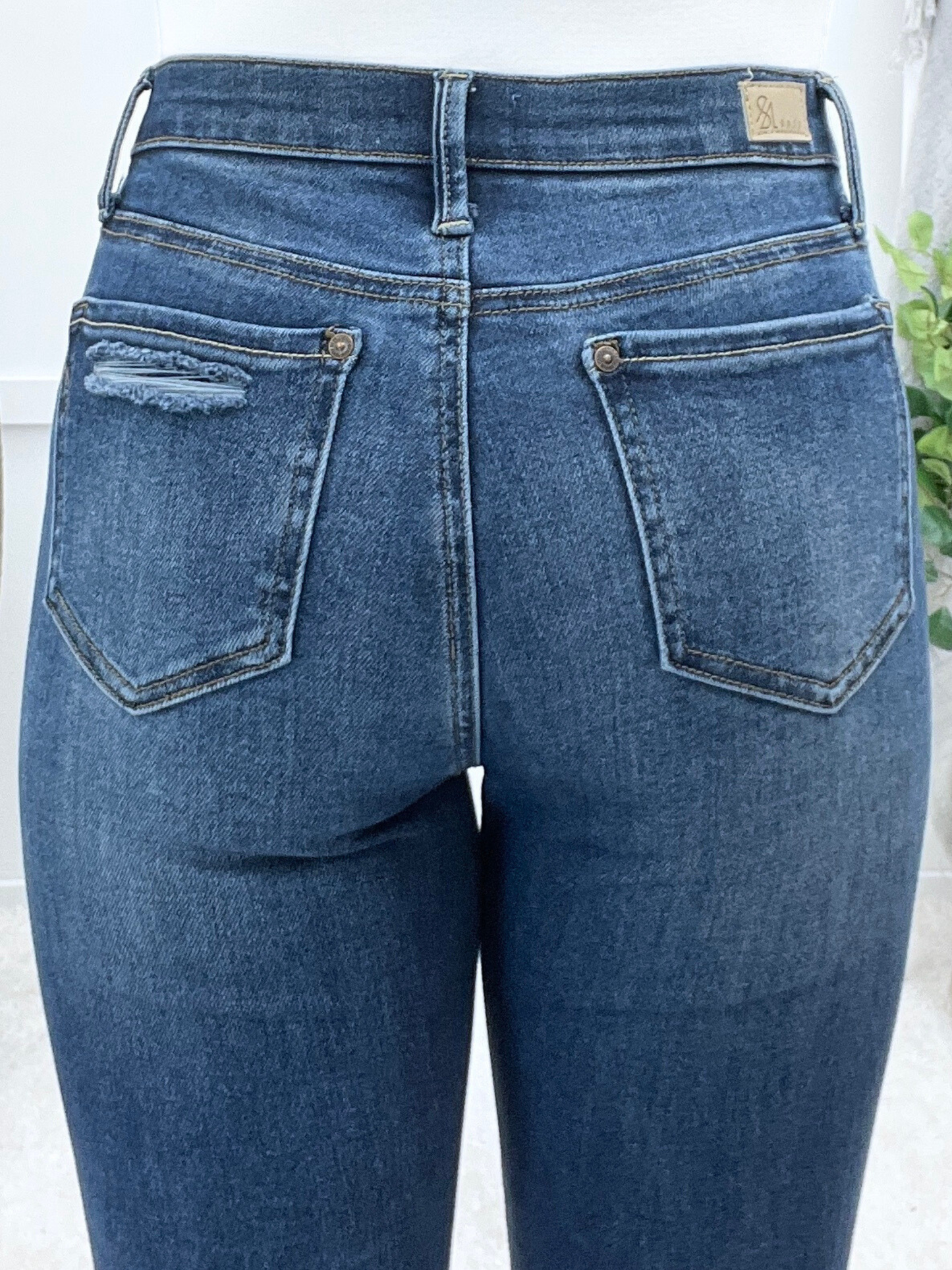 The Elizabeth From Saige High Rise Ankle Skinny Jeans