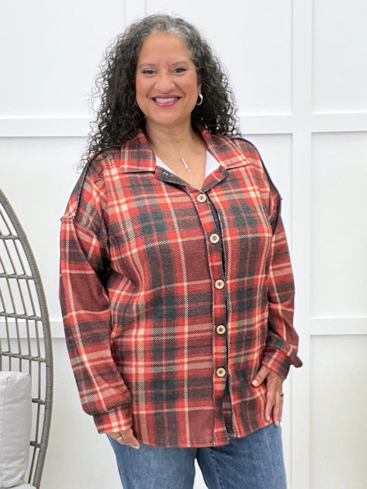 On the Go Button-up Top