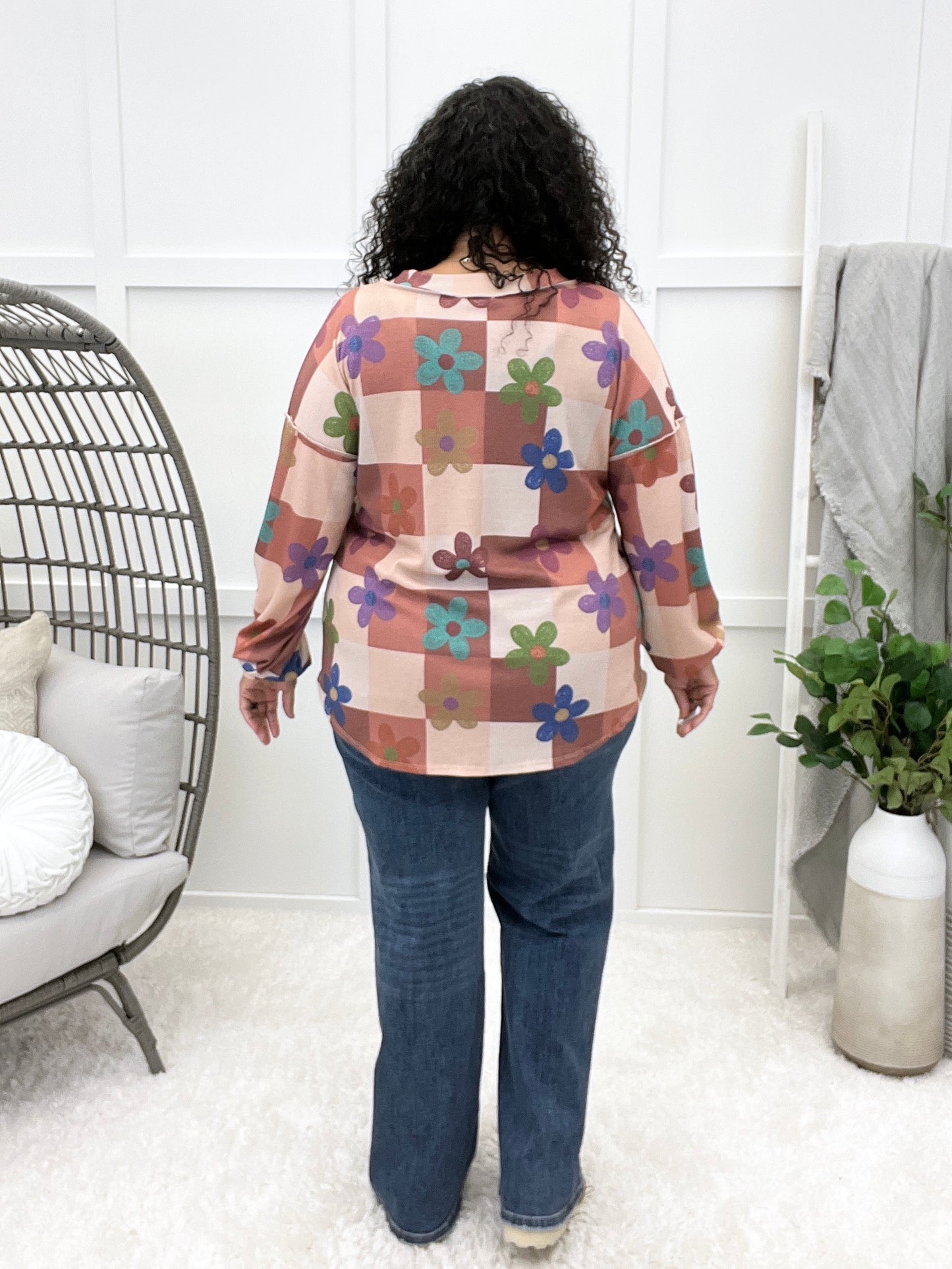 Groovy Blossoms Top