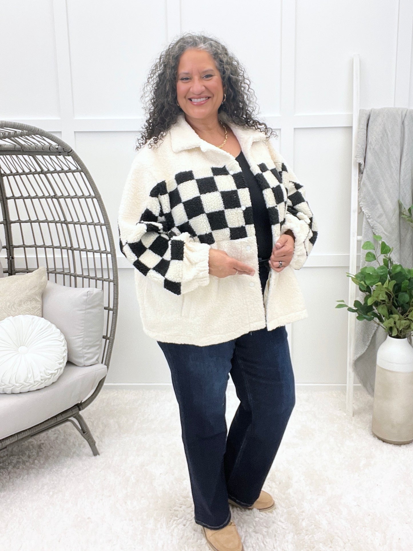 Totally Checked Out Jacket