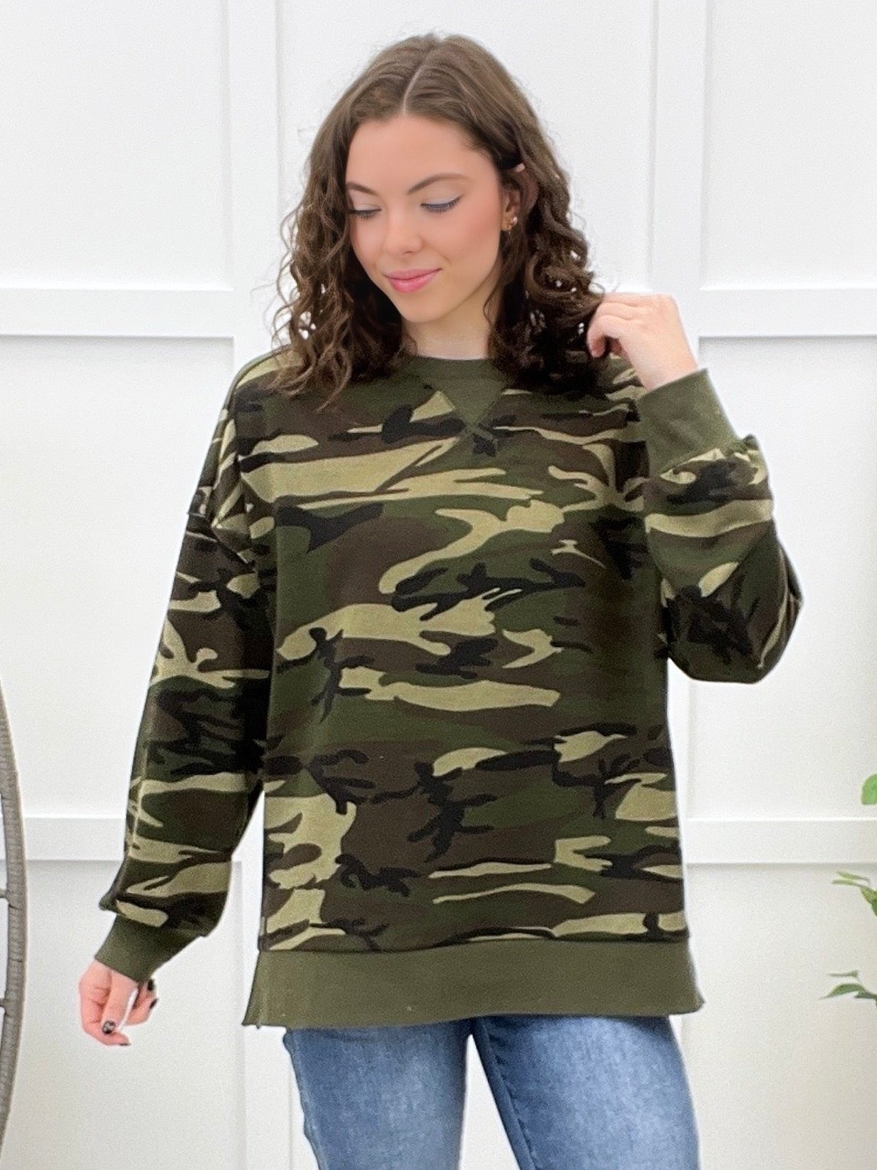 Looking Out For You Top - Camo