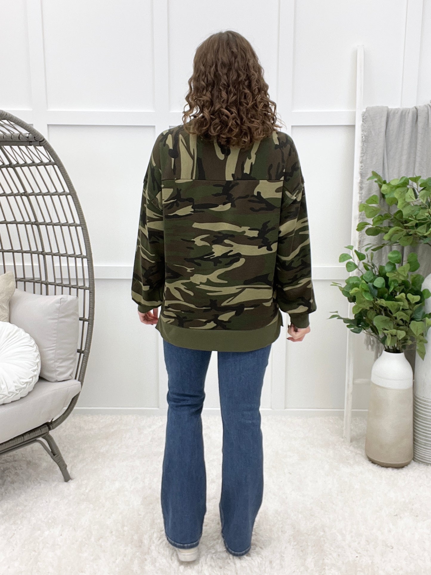 Looking Out For You Top - Camo