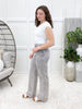 The Ava From Saige Tummy Control Straight Leg Jeans - Silver Grey