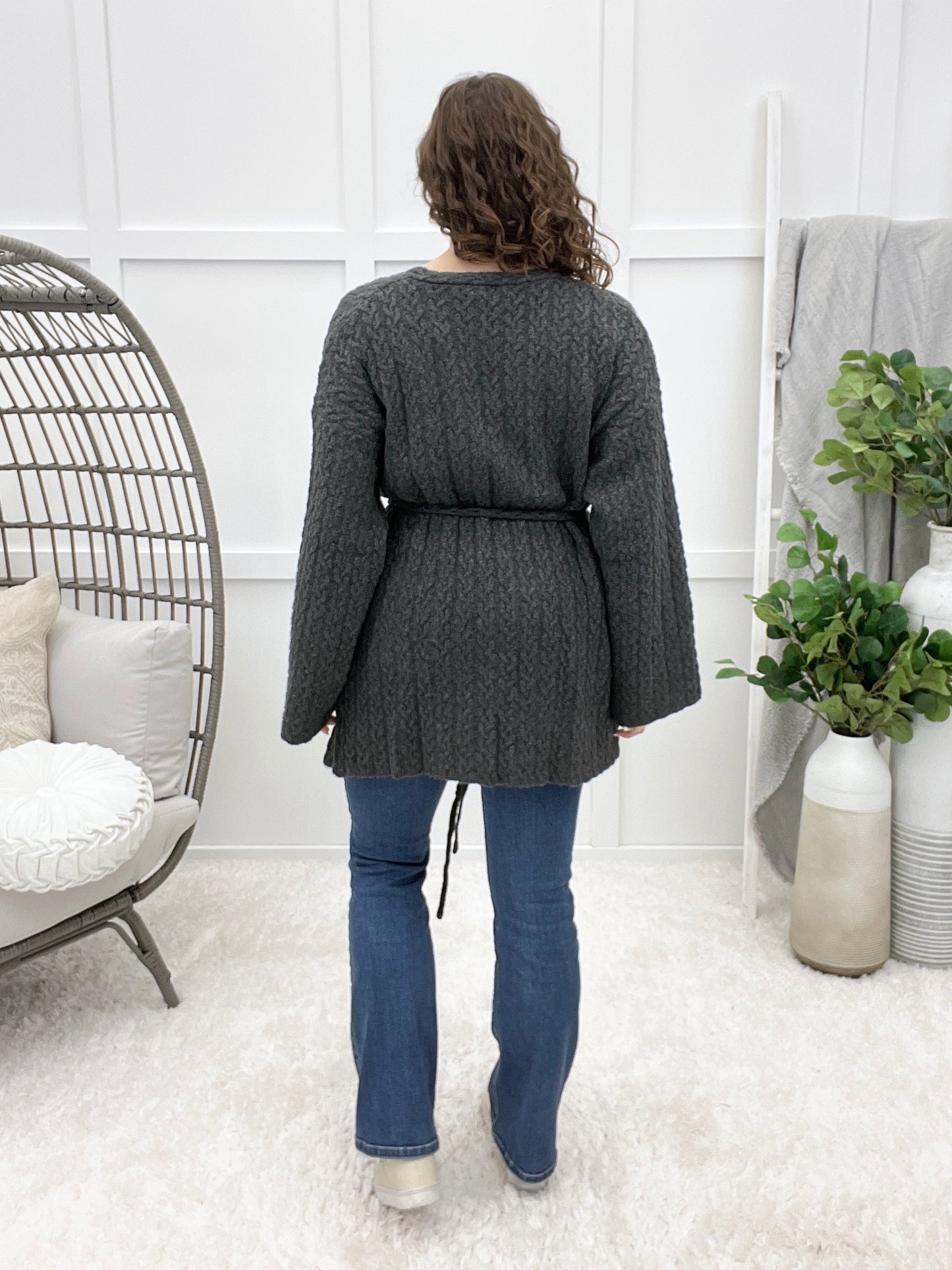 A Known Treasure Tie-front Cardigan