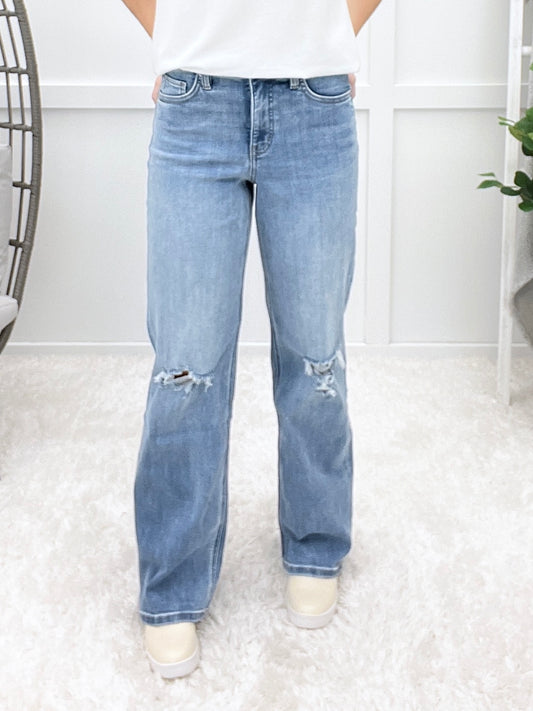 Ella High Rise Wide Leg Jeans
