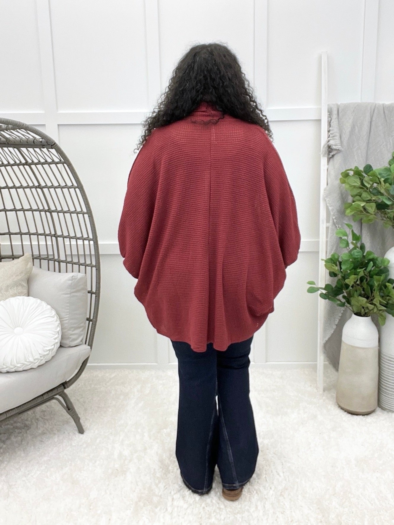 Dear Scarlett Whisper Sweet Nothings Cardigan - Wine