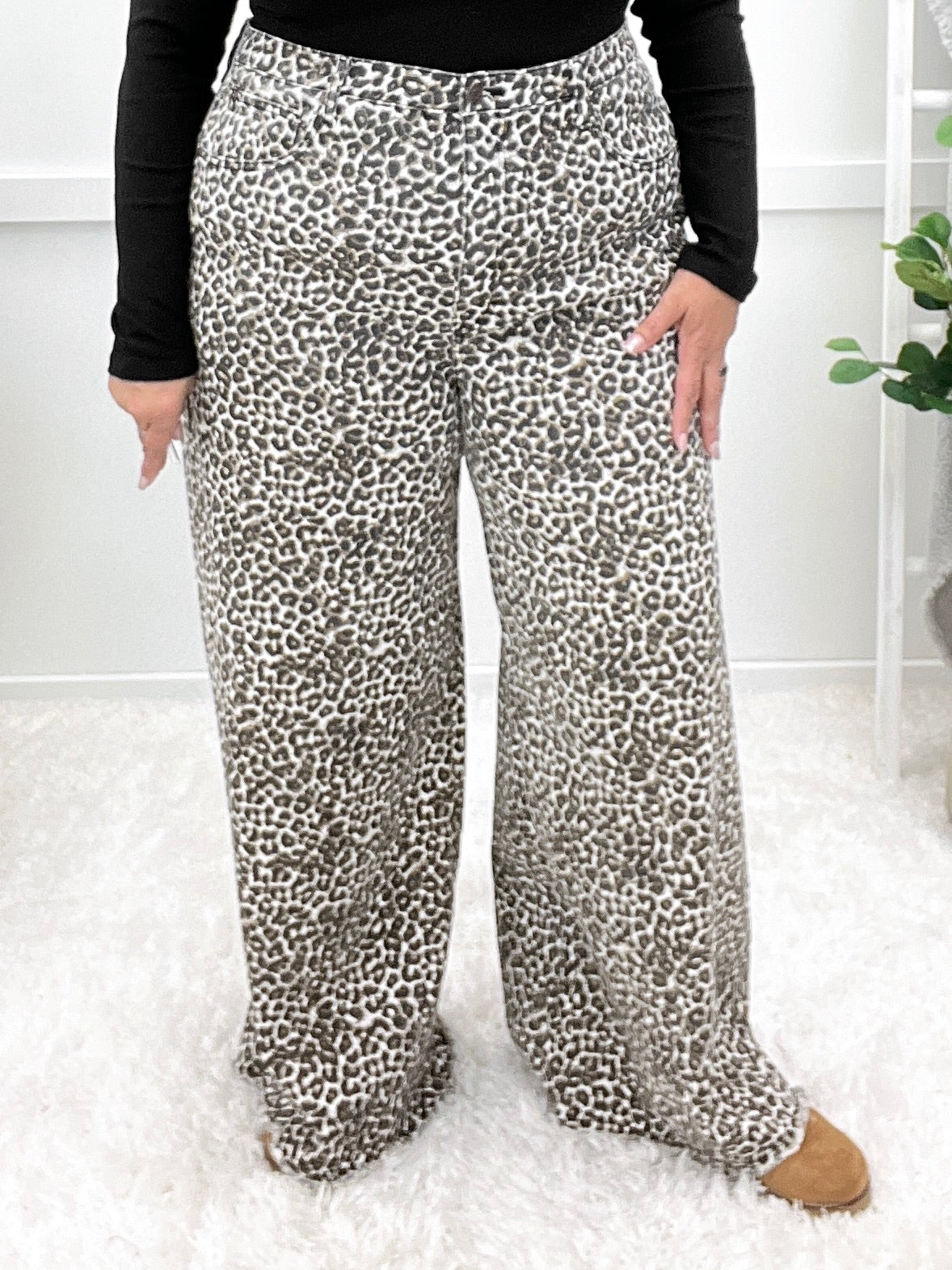 Walk On The Wild Side Wide Leg Jeans