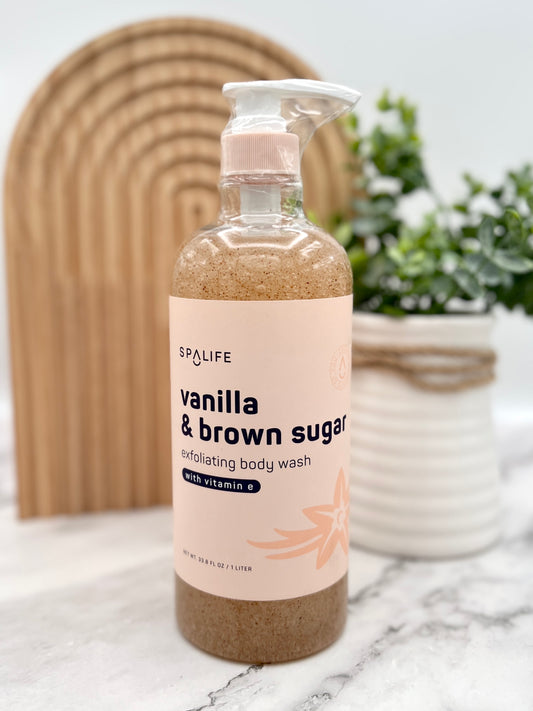 Vanilla & Brown Sugar Exfoliating Body Wash With Vitamin E