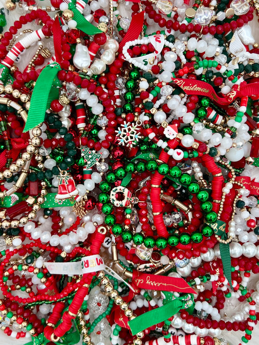 Merry Christmas Mystery Bracelet Stacks