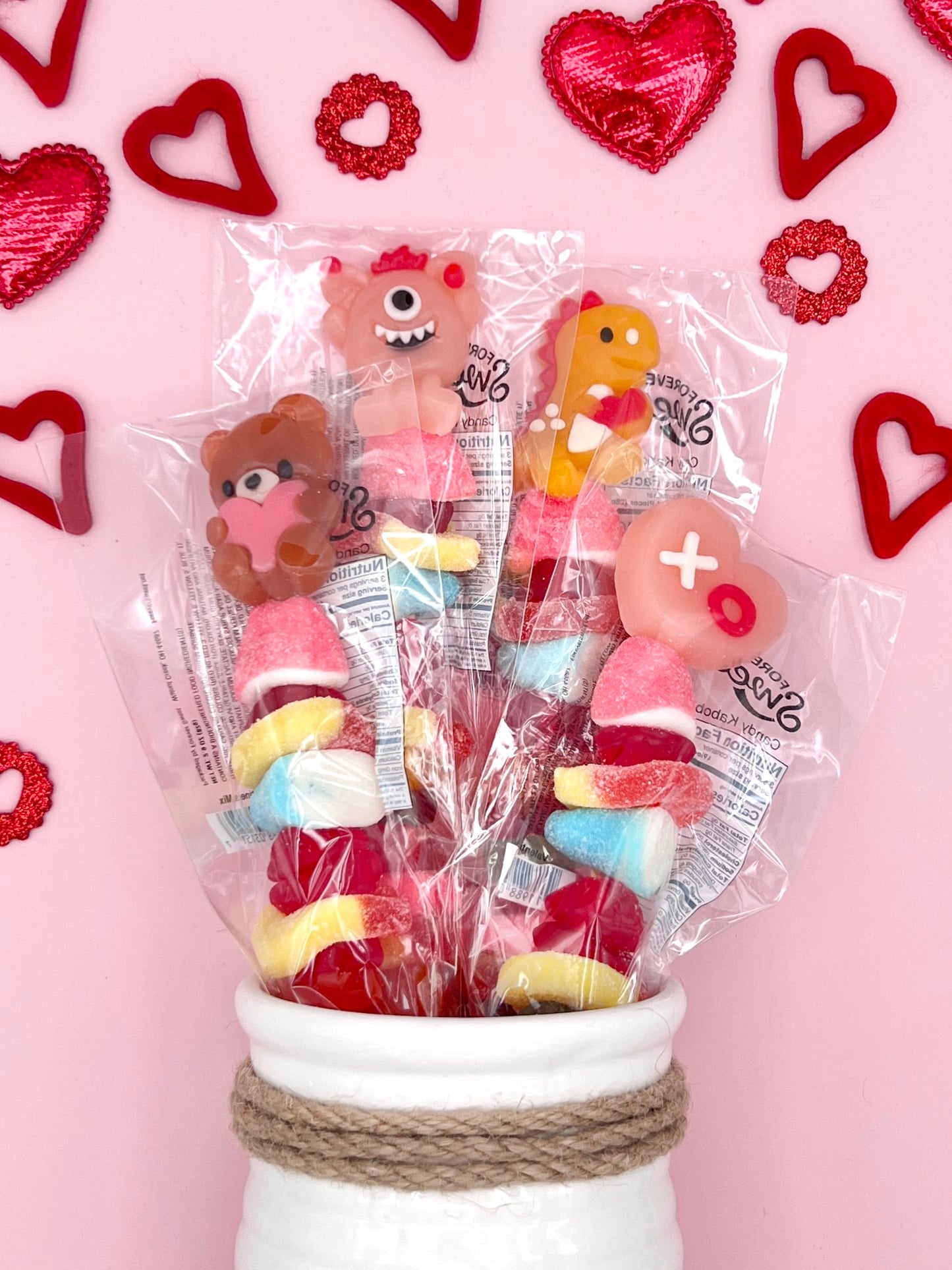 Valentine's Day Gummy Kabob