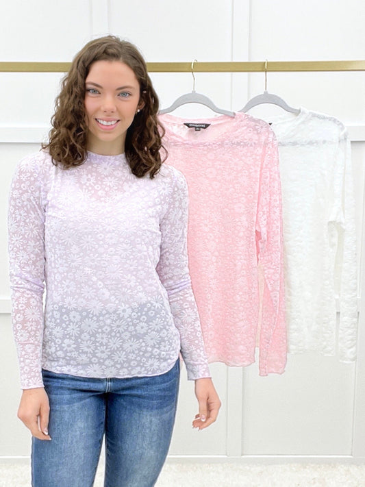 Daisy Dreams Mesh Top