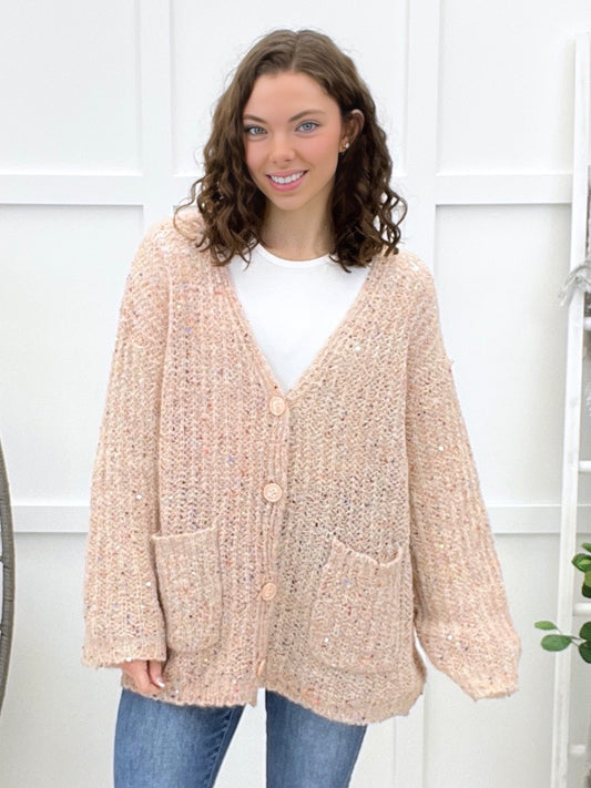 Right There Beside You Button-front Cardigan