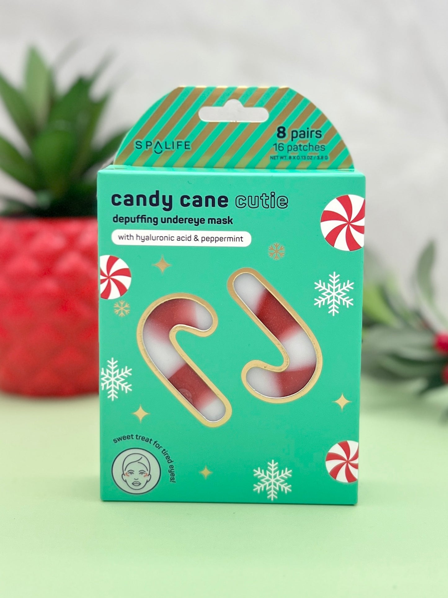Candy Cane Cutie Depuffing Undereye Masks