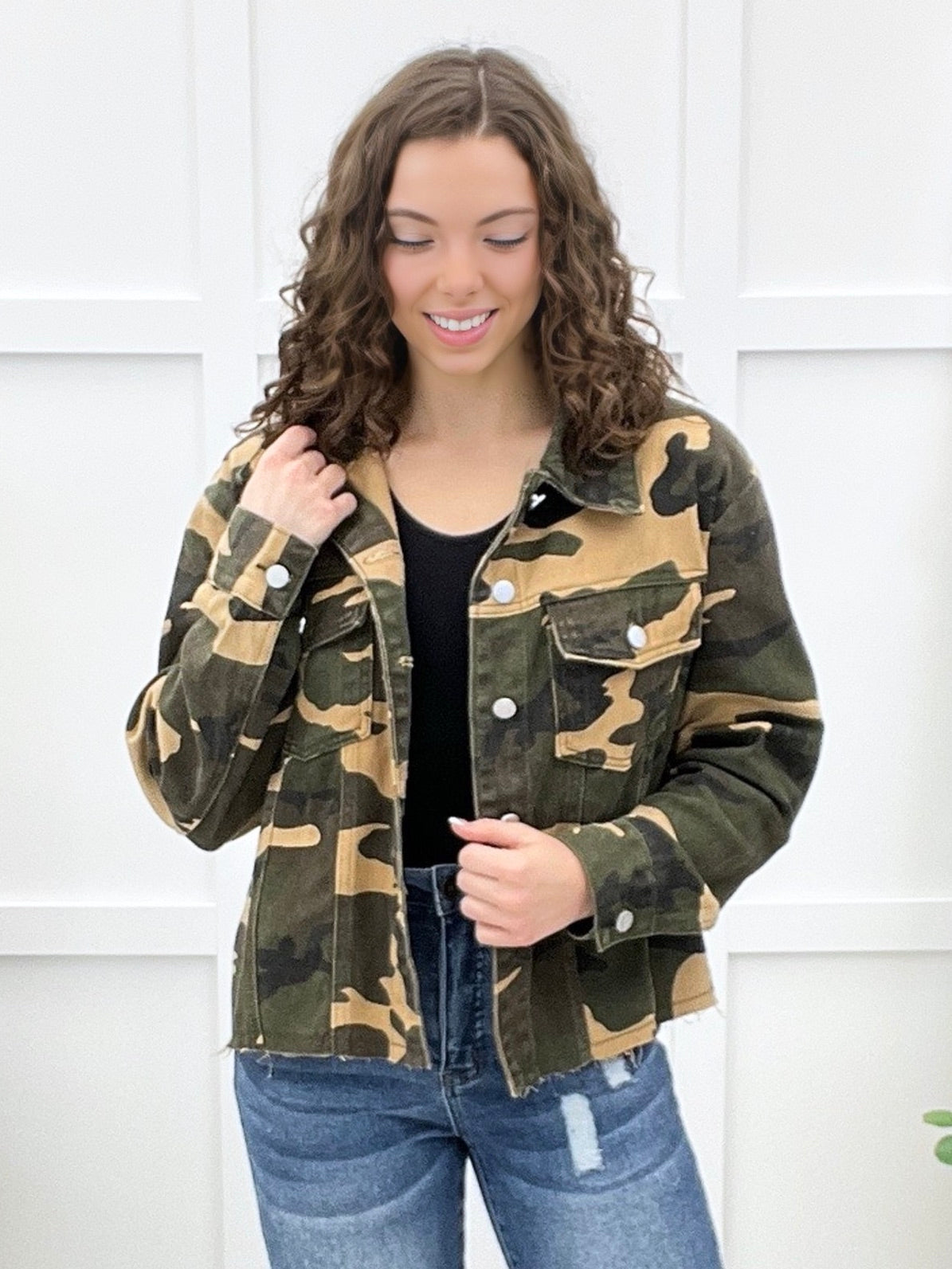 Pretty in Camo Shacket