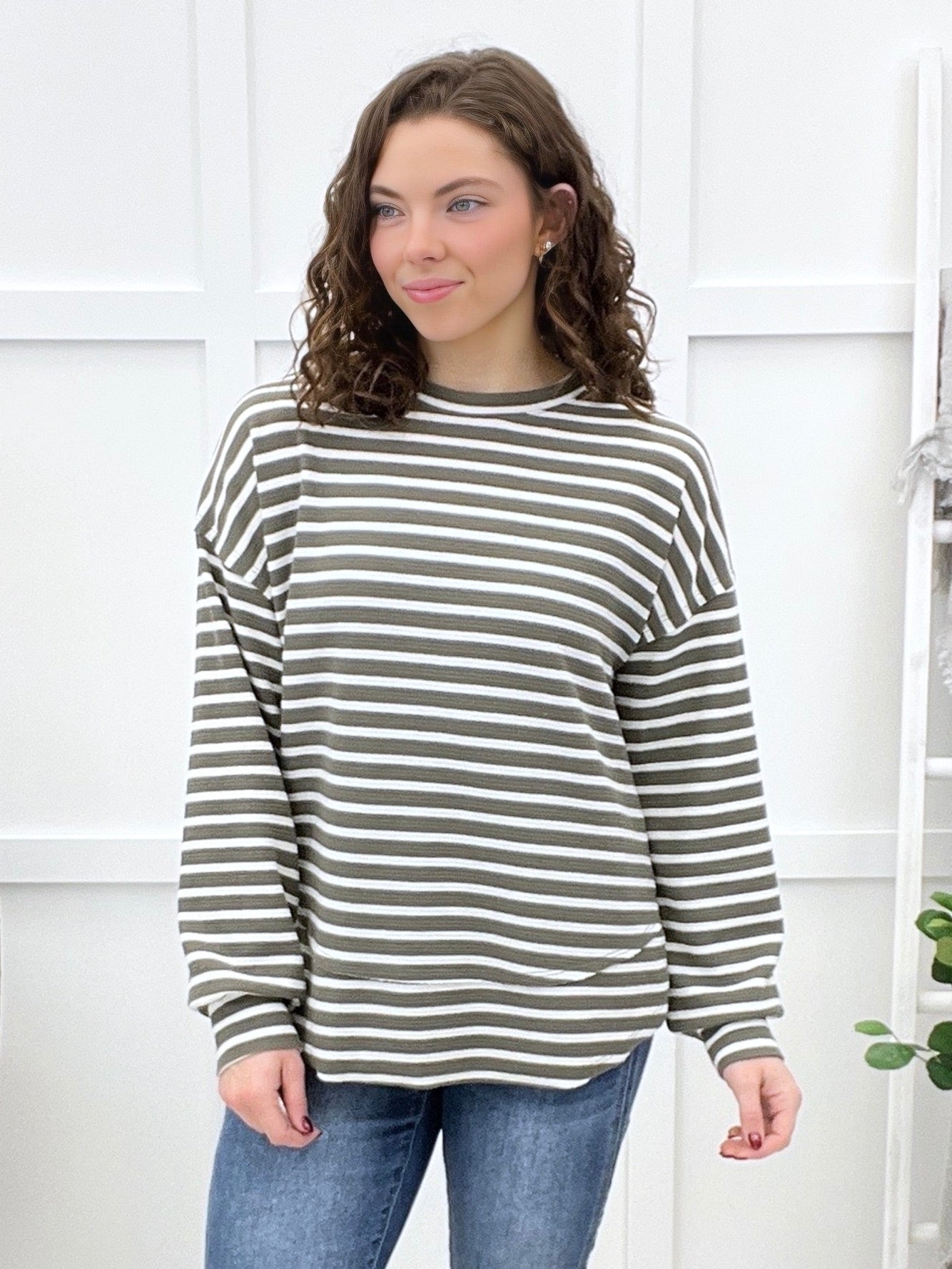 Have I Seen You Before Top - Olive