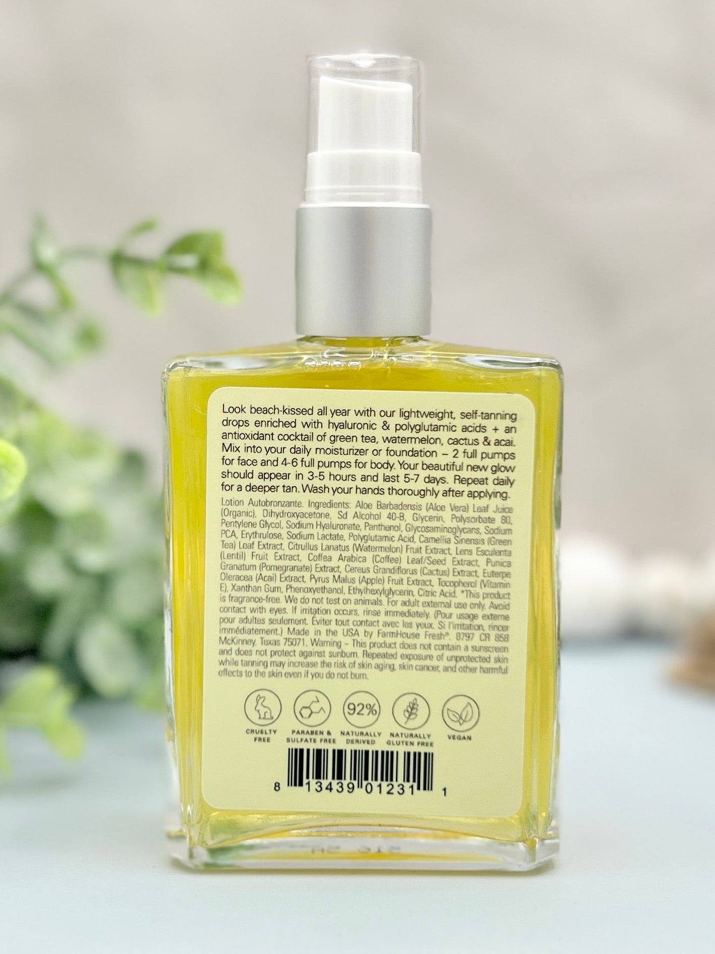 Farmhouse Fresh Bronze Fox Tanning Drops