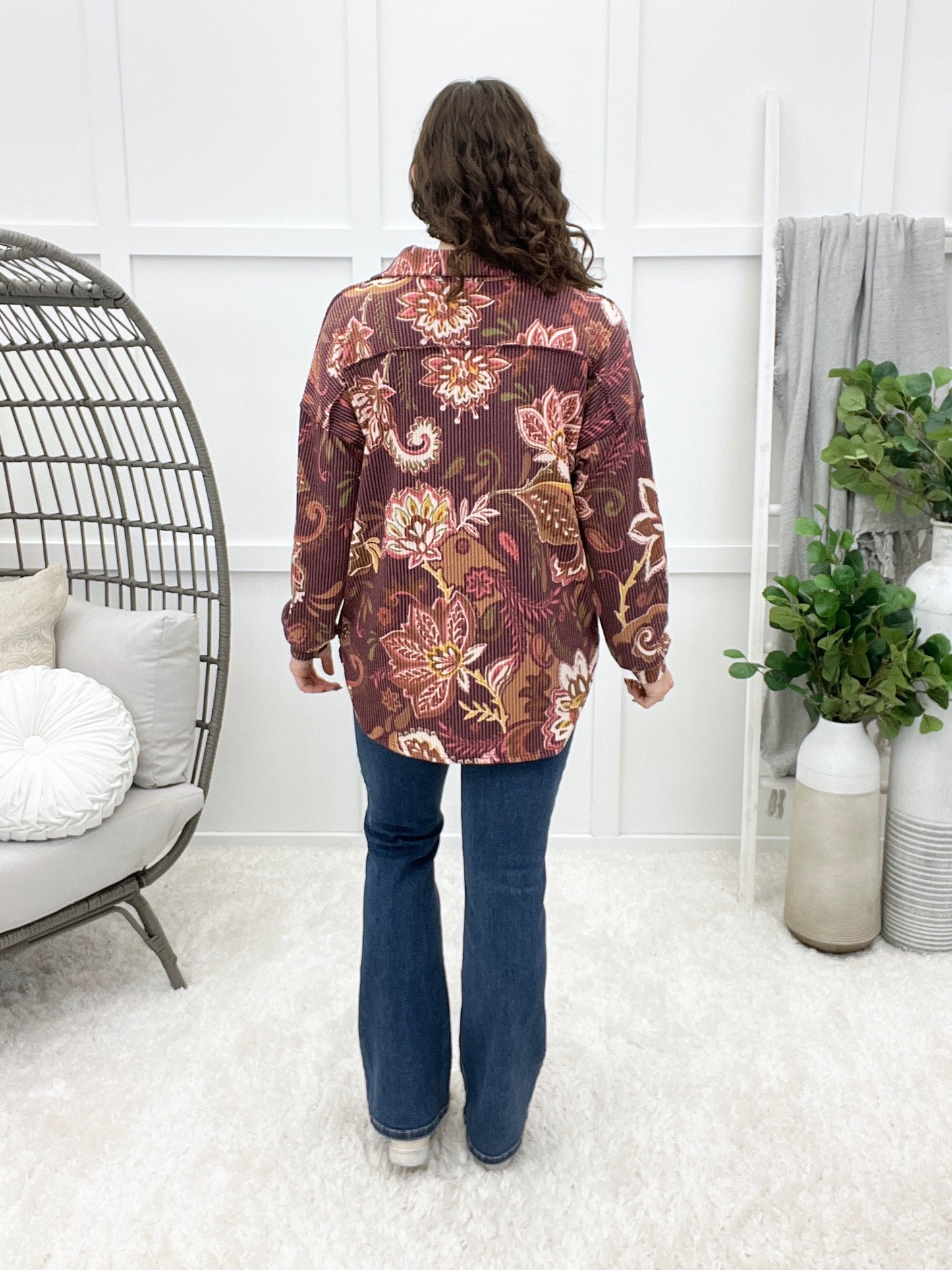 For What It's Worth Button-up Top