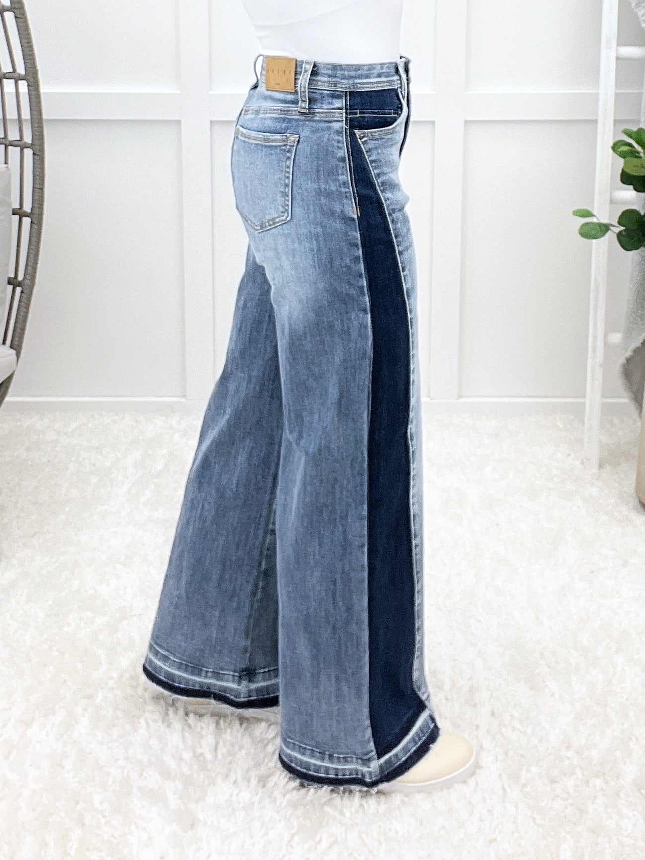 The Brooke From Saige High Rise Wide Leg Jeans