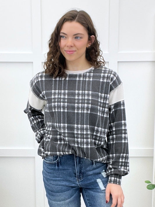 Check Me Out Top - Black