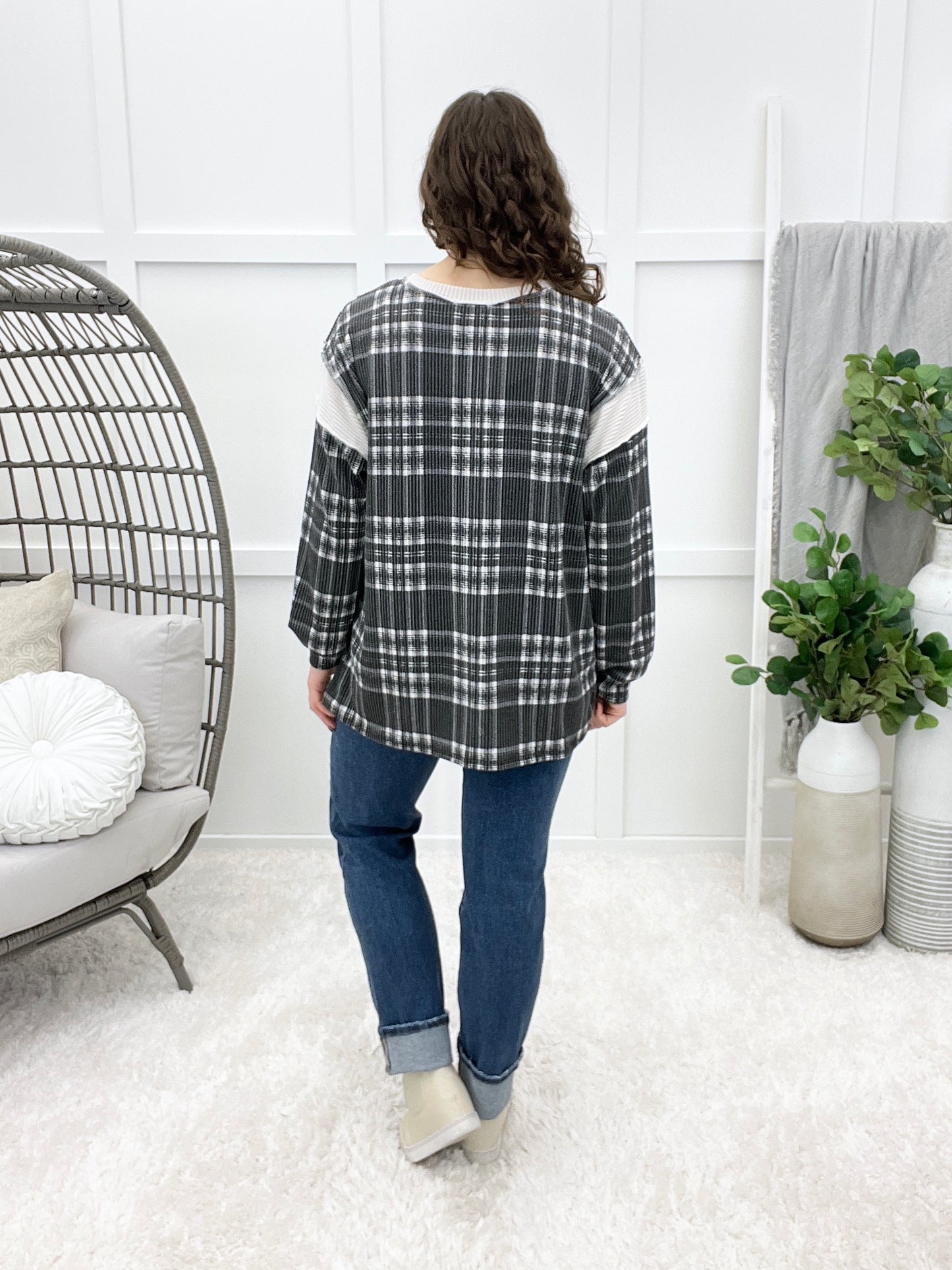 Check Me Out Top - Black