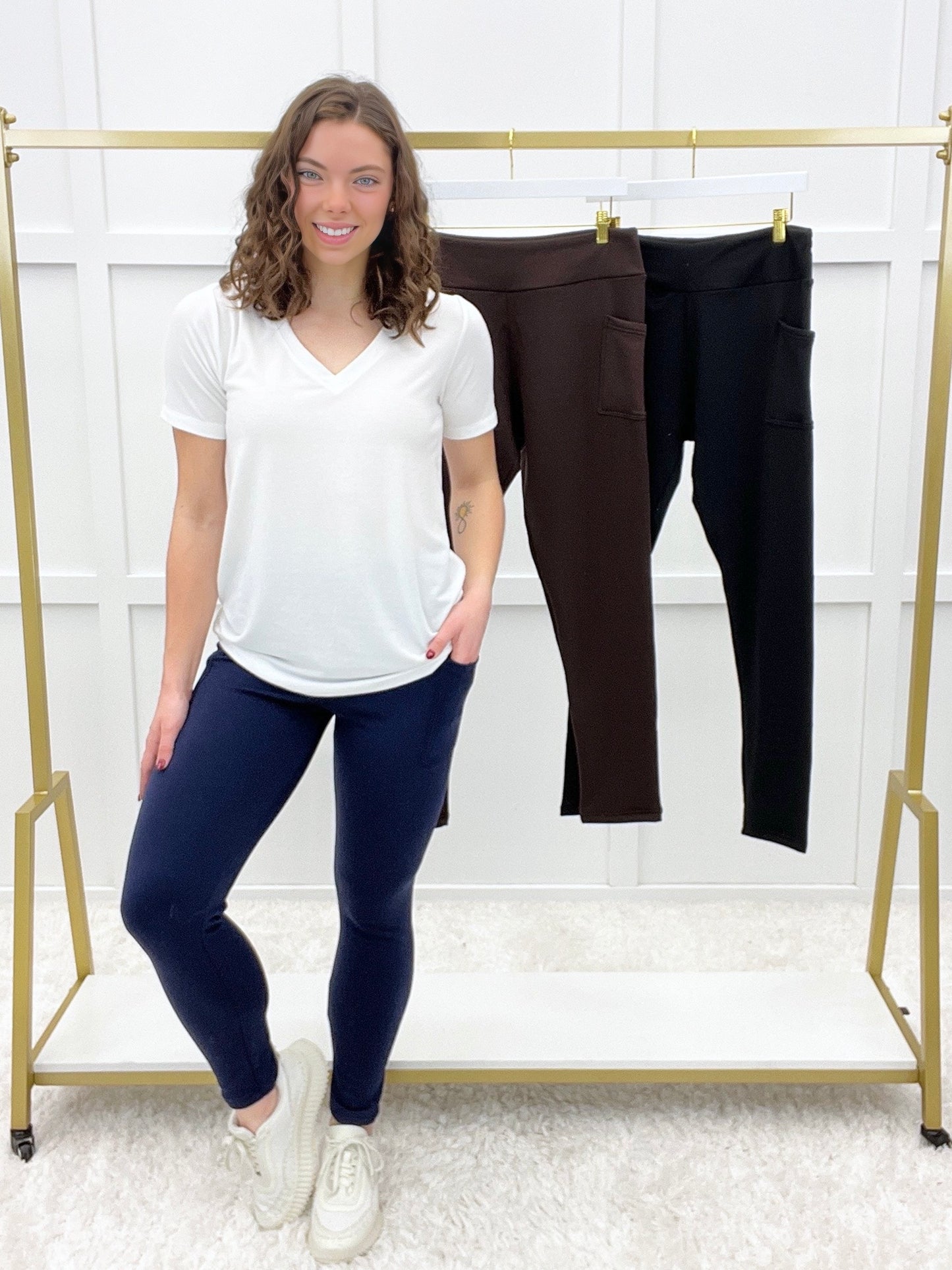 Running To You Fleece Leggings w/ Pockets