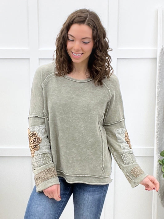 Hard To Love Top - Olive