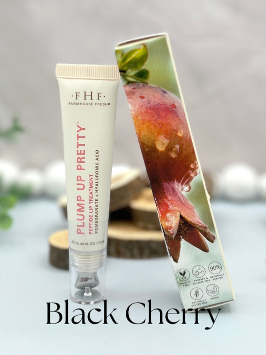 Farmhouse Fresh Plump Up Pretty Peptide Lip Treatment - Black Cherry