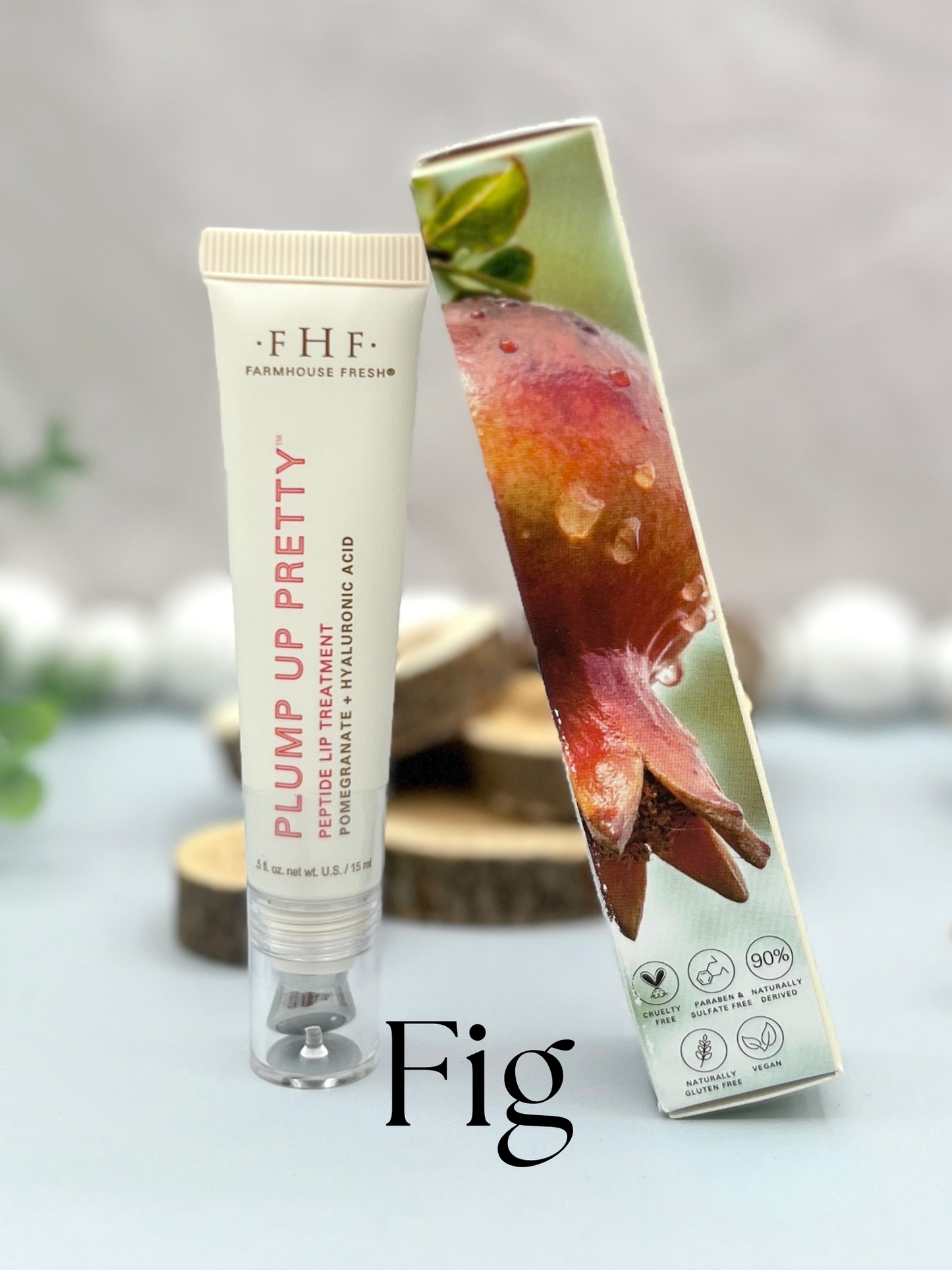 Farmhouse Fresh Plump Up Pretty Peptide Lip Treatment - Fig
