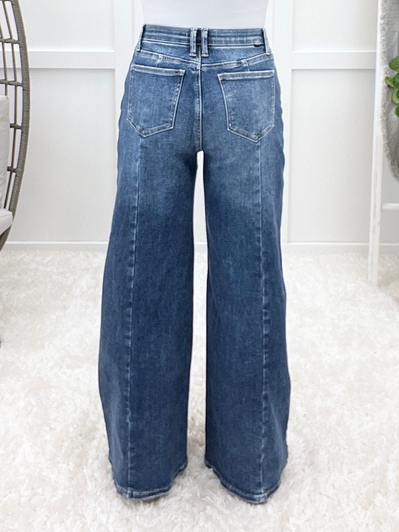 The Stephanie From Saige High Rise Wide Leg Jeans