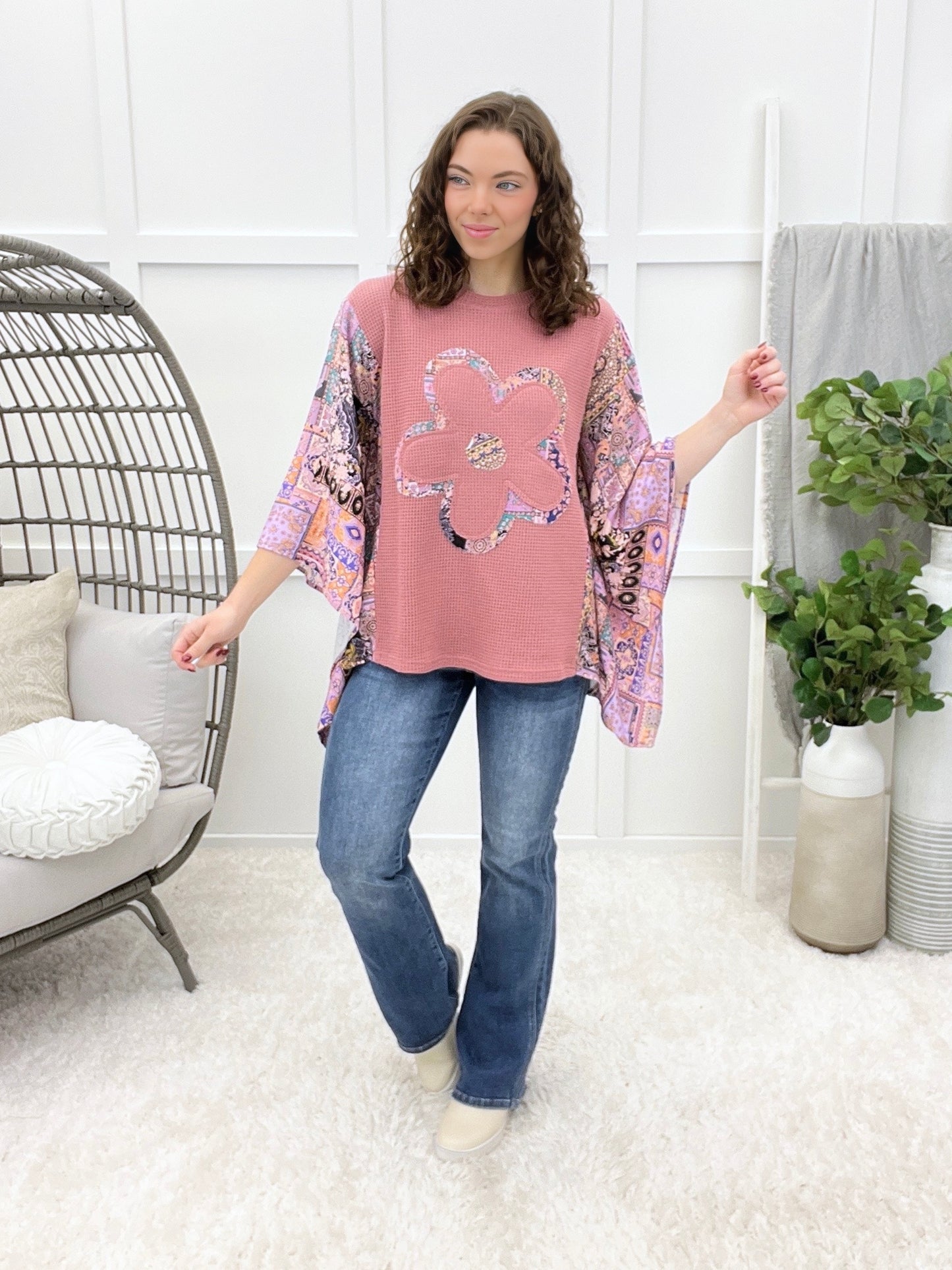 Pretty Little Lies Top - Dusty Rose