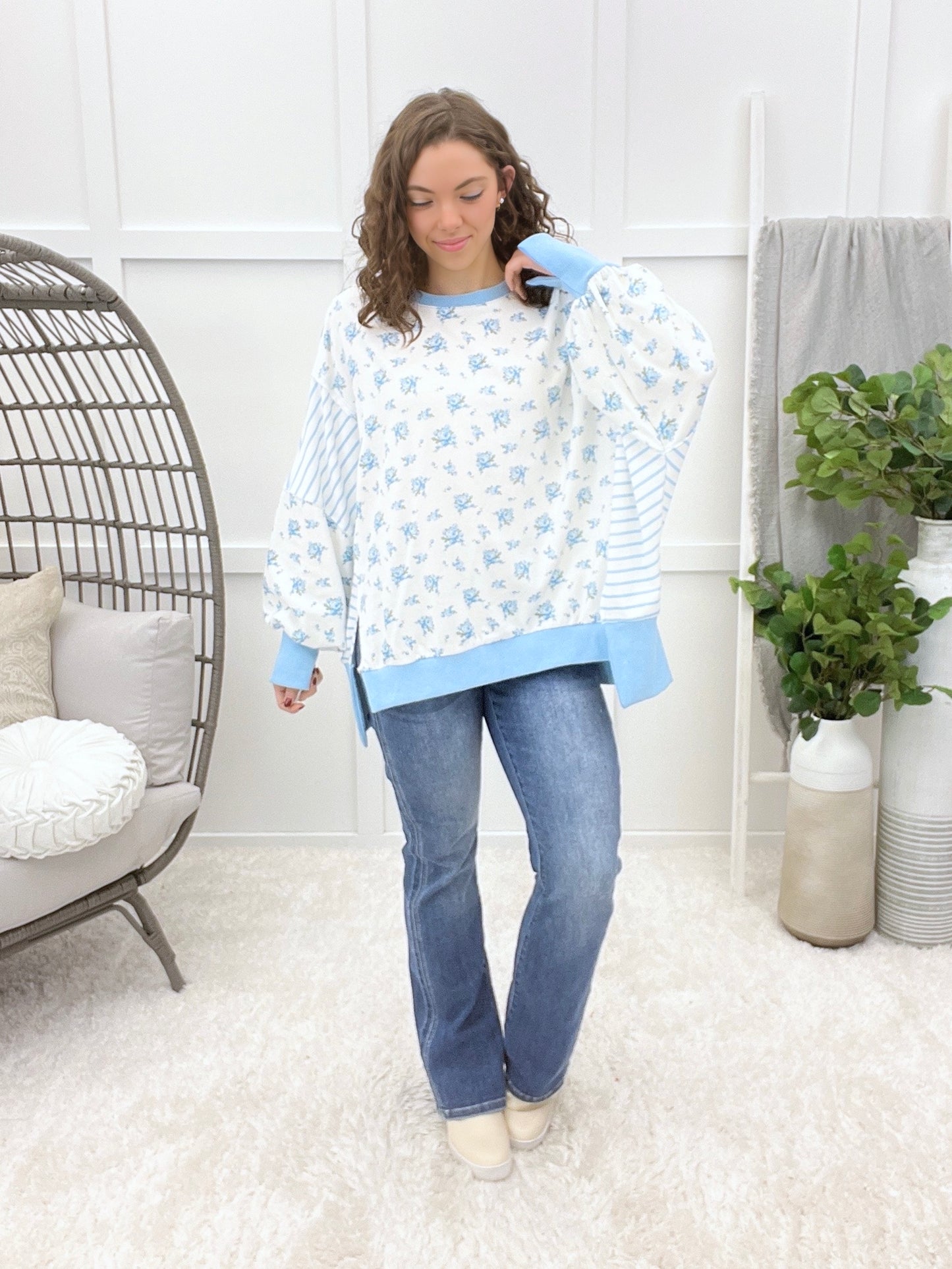 Can't Keep Me Down Top - Blue