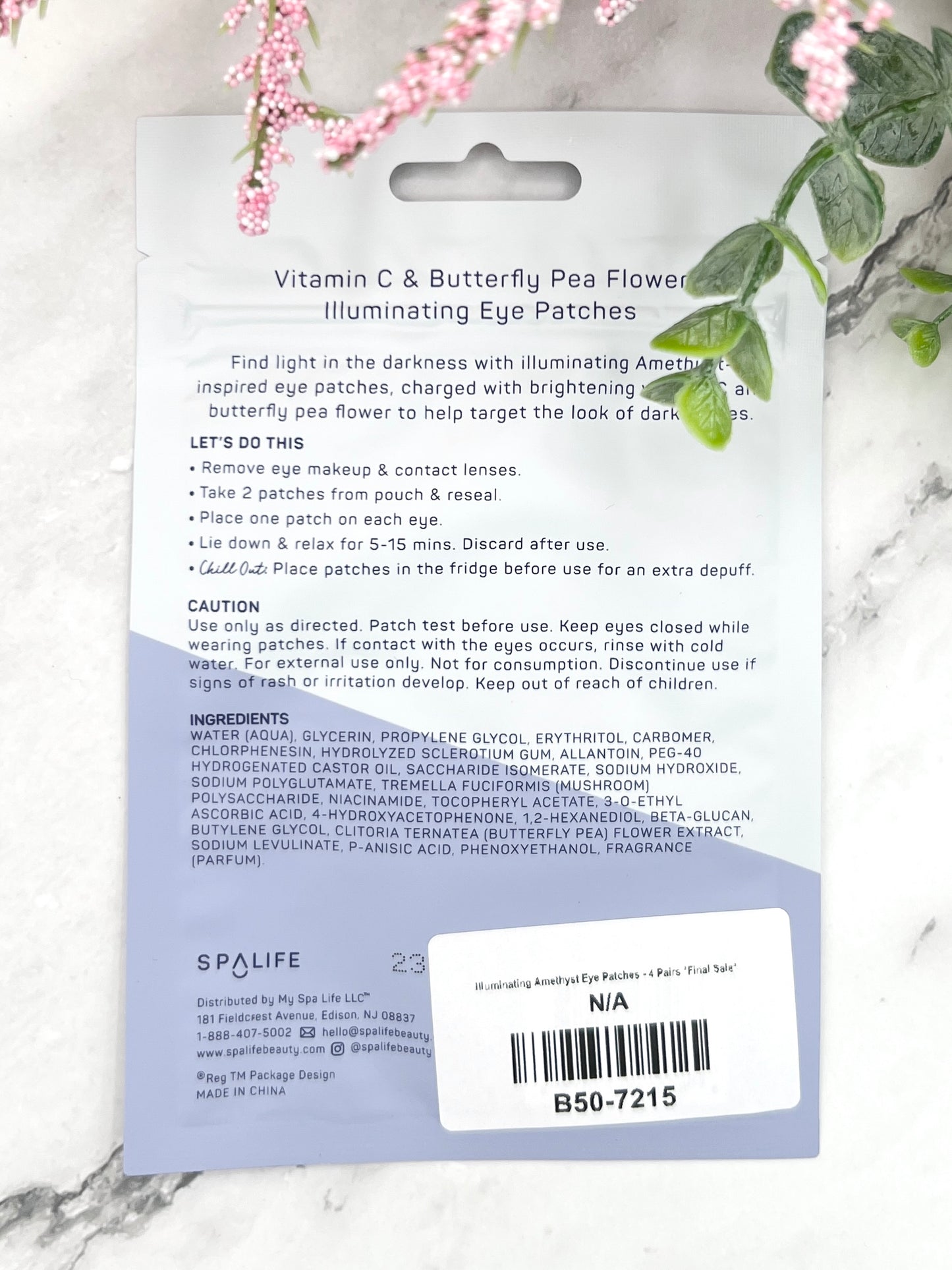 Illuminating Amethyst Eye Patches - 4 Pairs