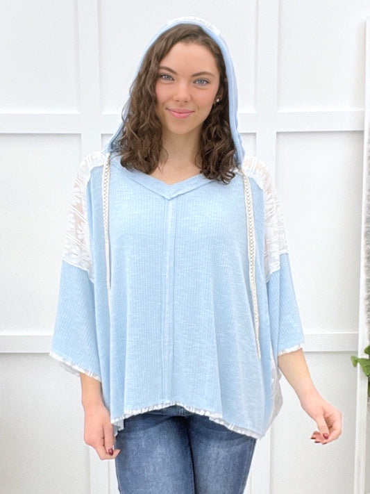 Here To Stay Top - Blue