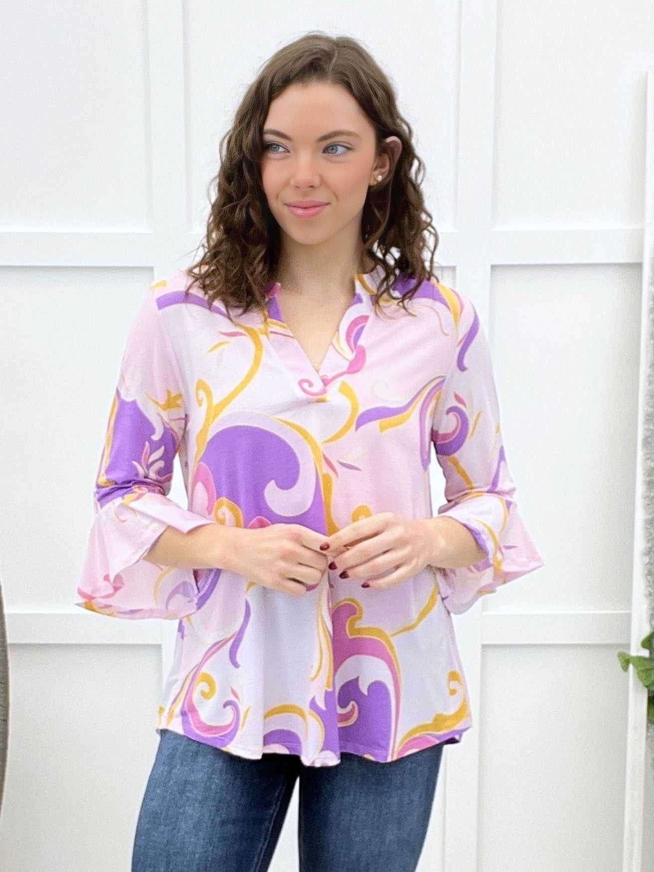 Dear Scarlett Keeping Score Faith Top – Mint Pineapple Boutique