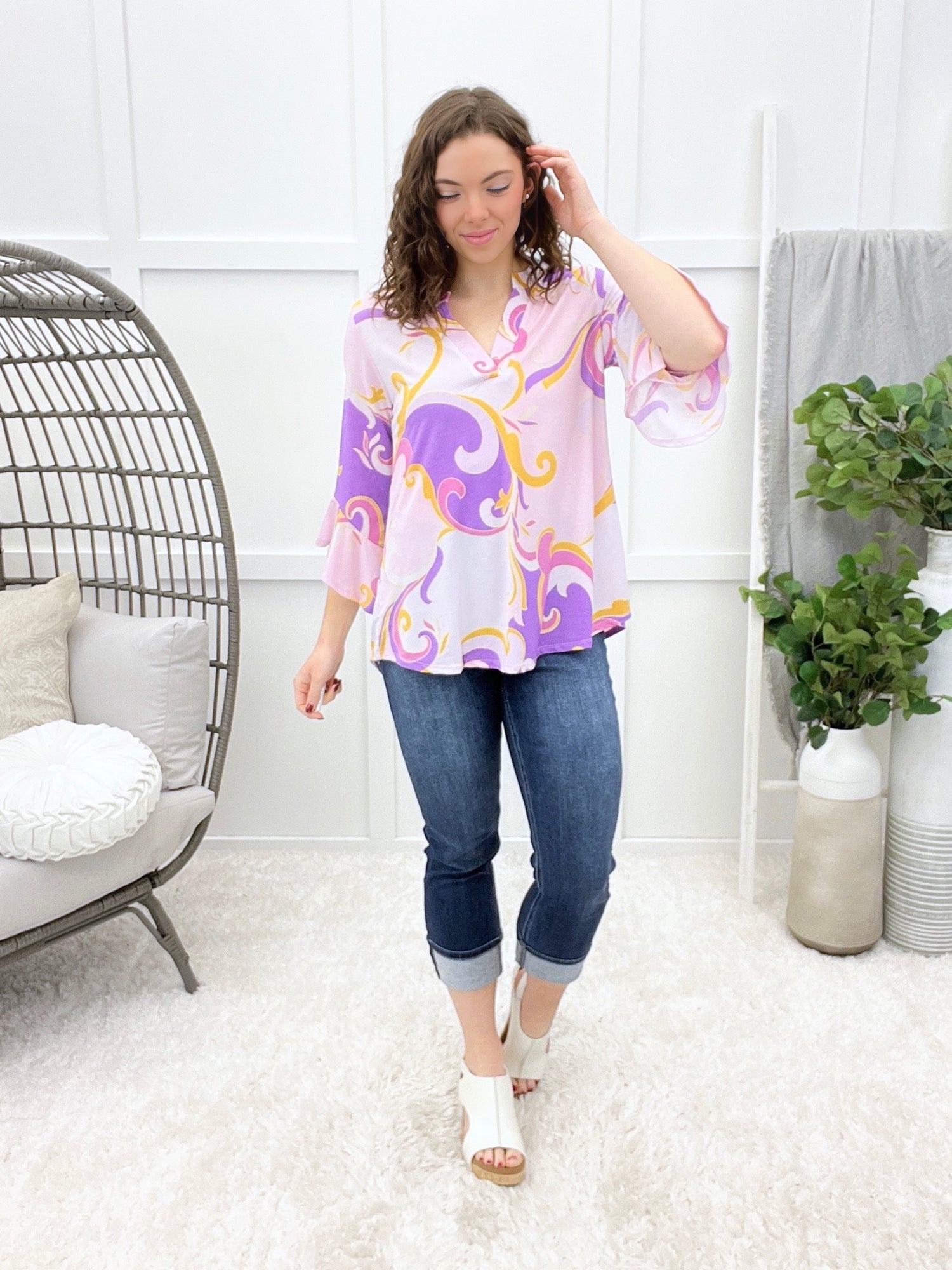 Dear Scarlett Keeping Score Faith Top – Mint Pineapple Boutique