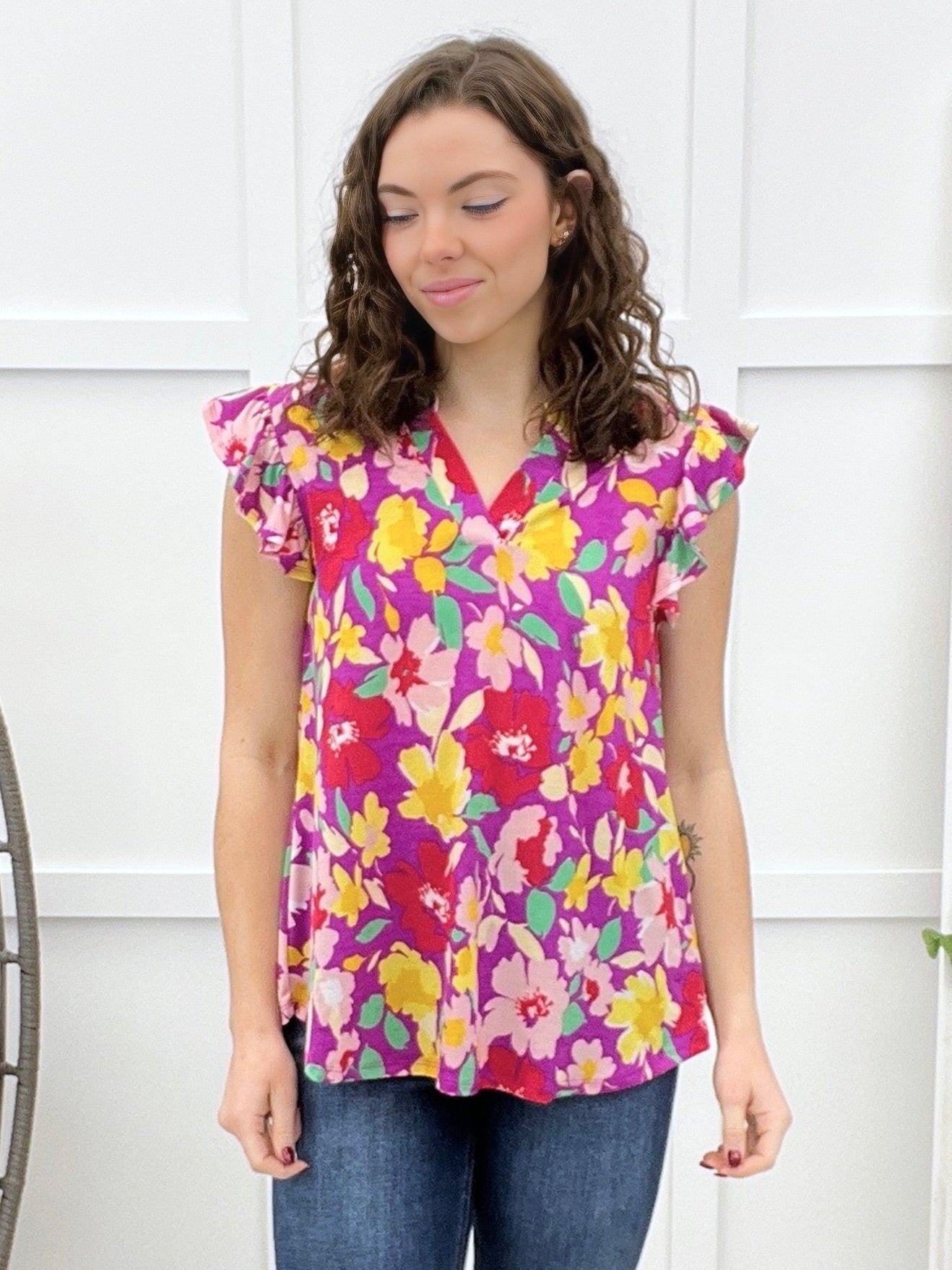 Dear Scarlett Feeling Sentimental Lizzy Top