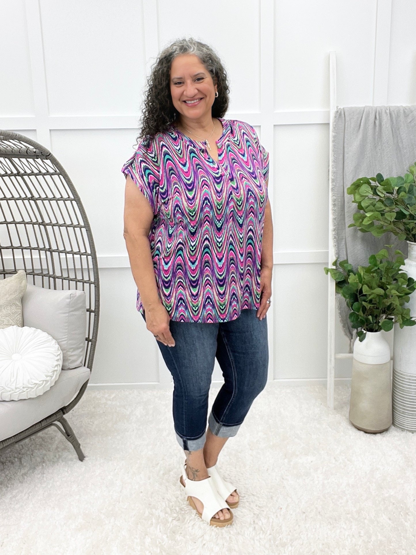 Dear Scarlett Pulling For You Lizzy Top