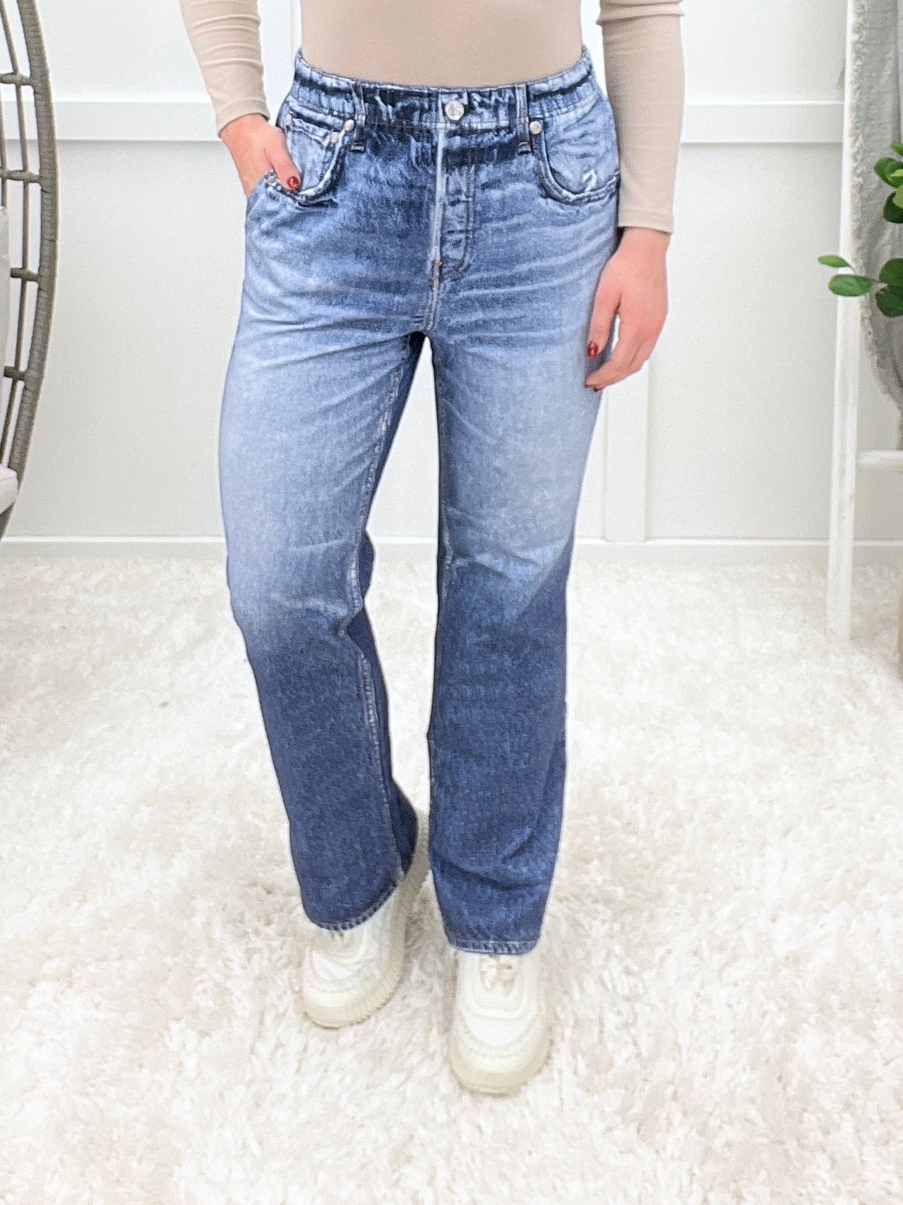 Dear Scarlett Blue Horizon Straight Leg Zenim