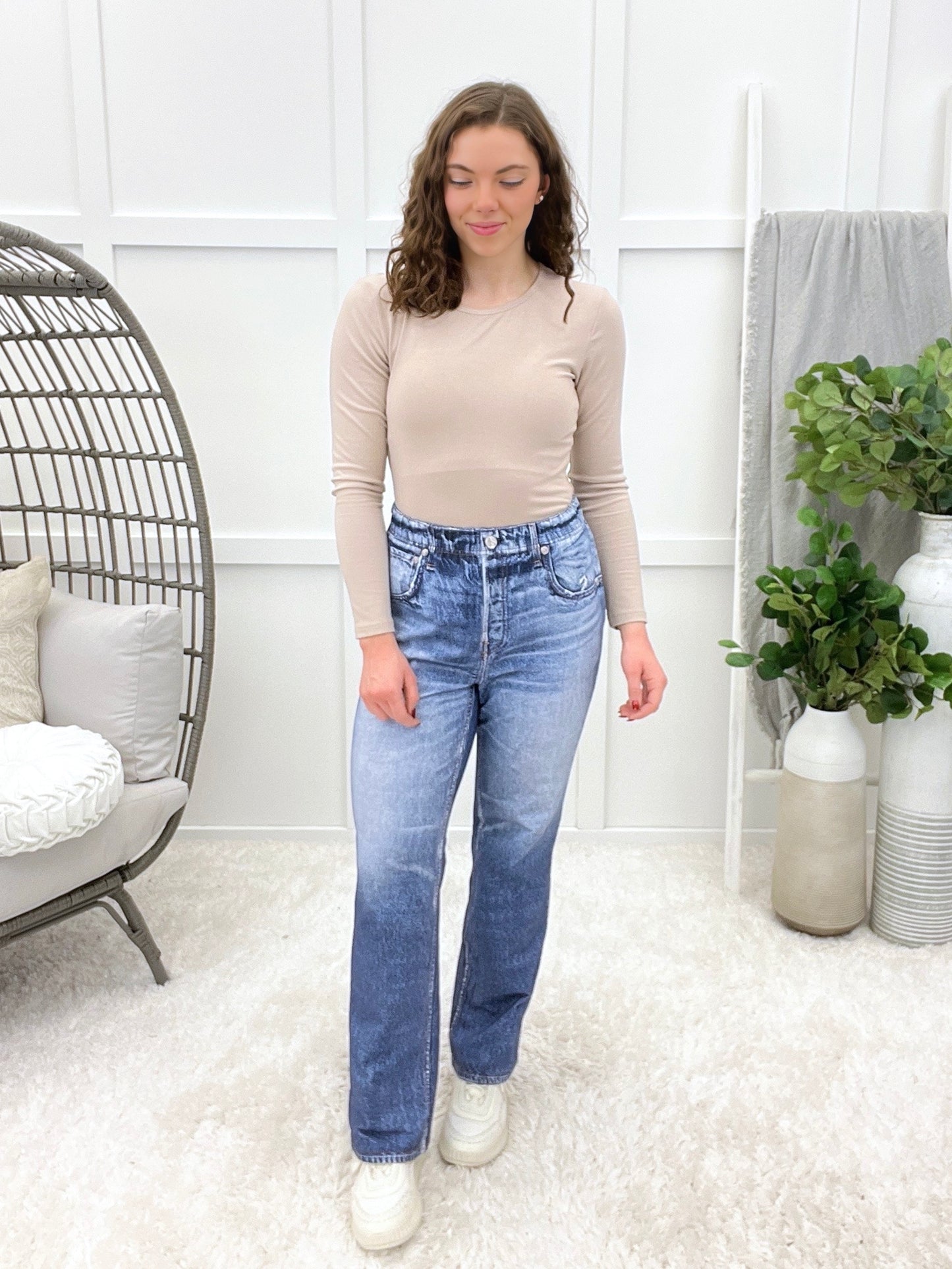 Dear Scarlett Blue Horizon Straight Leg Zenim