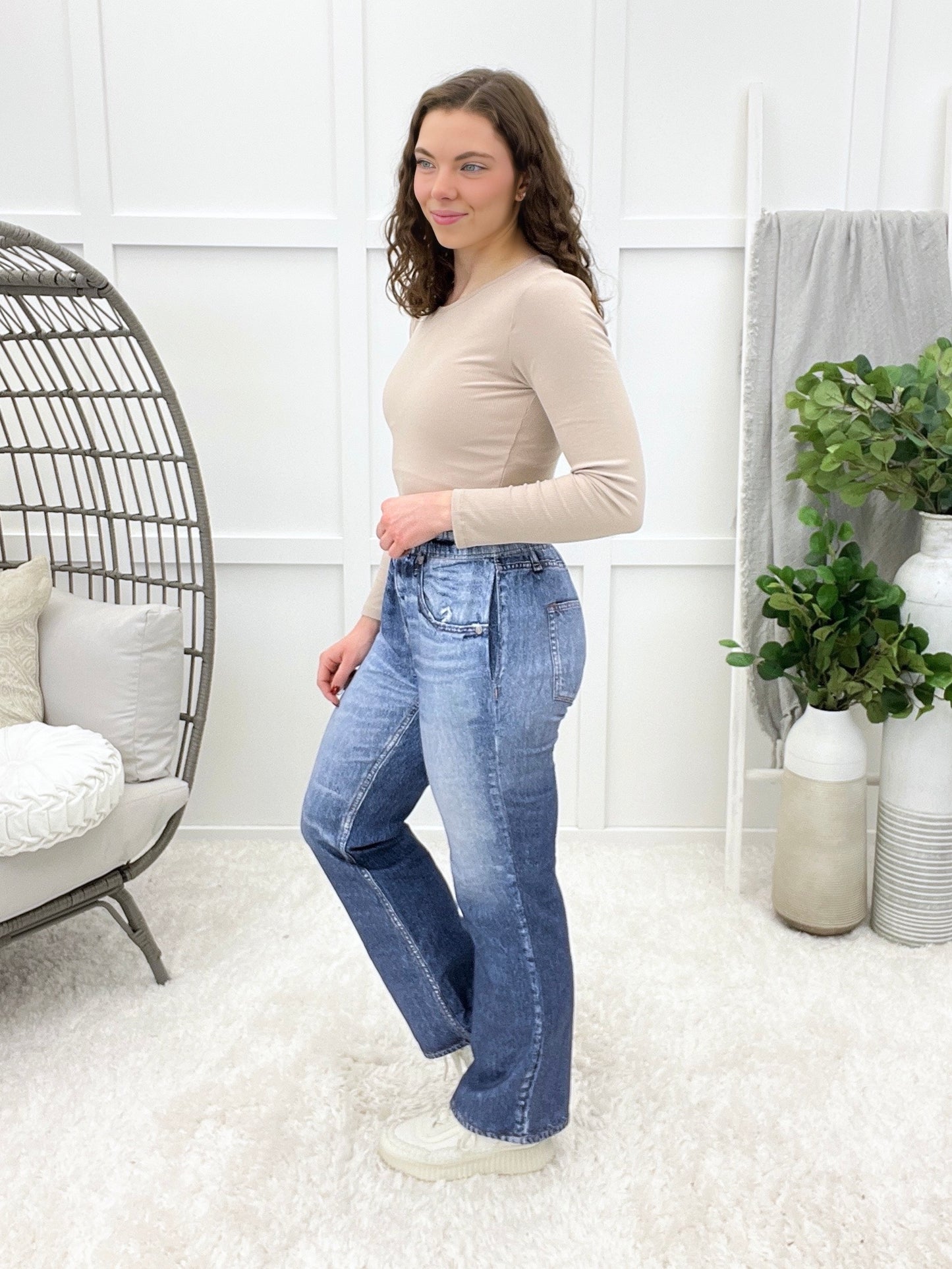 Dear Scarlett Blue Horizon Straight Leg Zenim