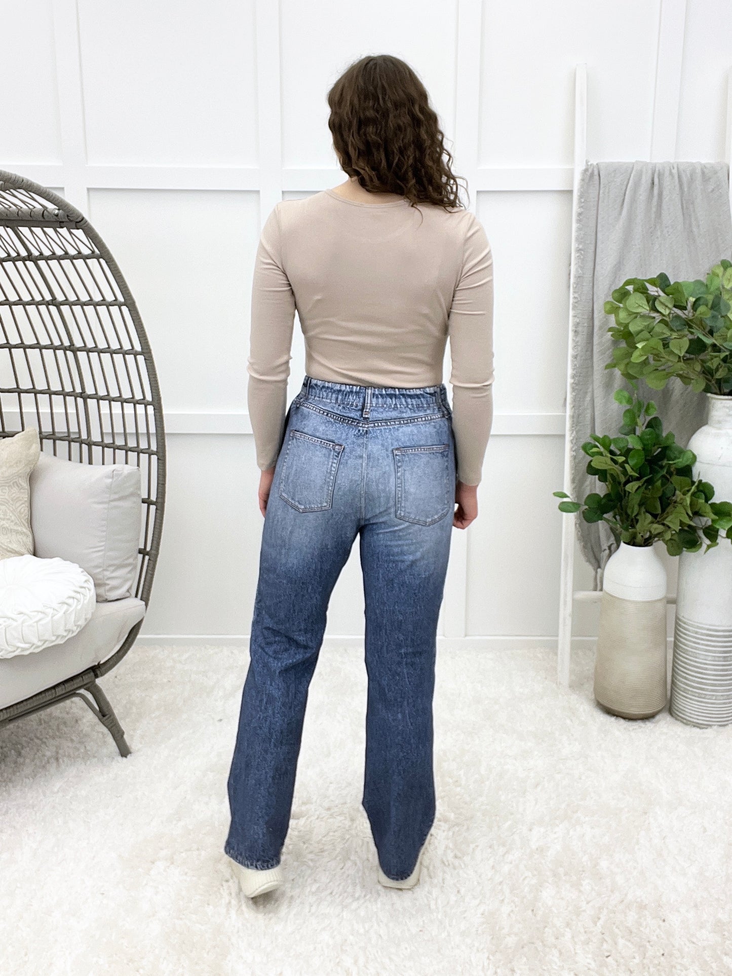 Dear Scarlett Blue Horizon Straight Leg Zenim